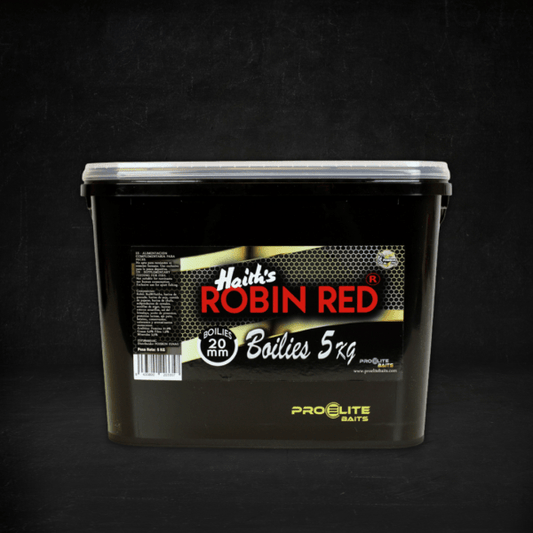 GOLD BOILIES 20 MM ROBIN RED  - BUCKET 5 KG