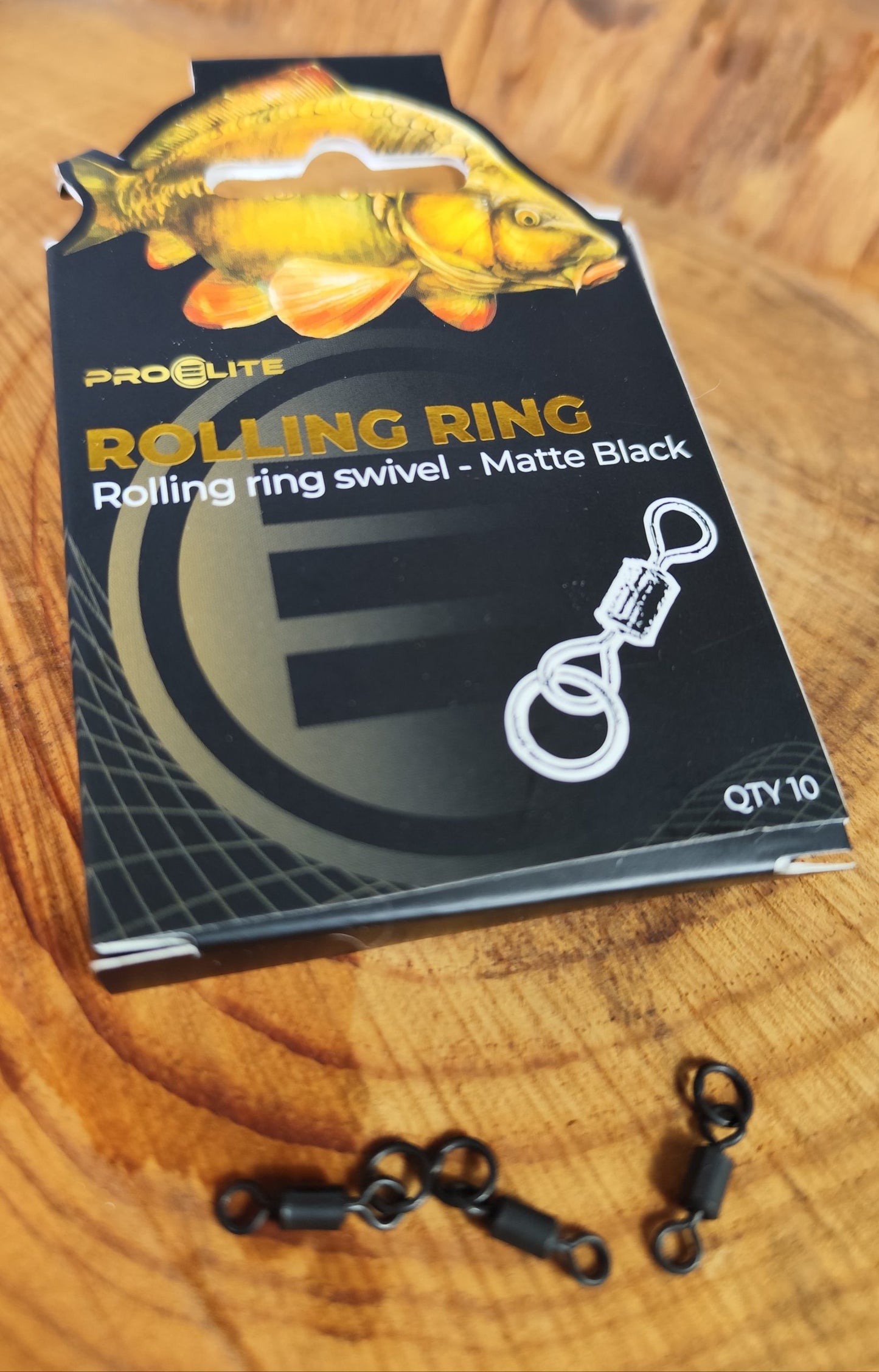 ROLLING RIG SWIVEL - Matte black 10 units