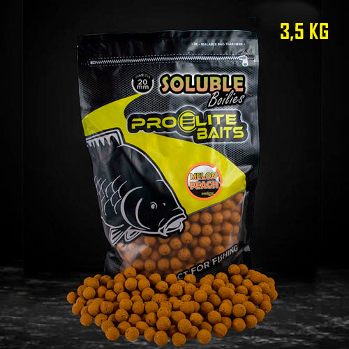 SOLUBLE BOILIES 20 MM MELON & PEACH - 3,5 KG