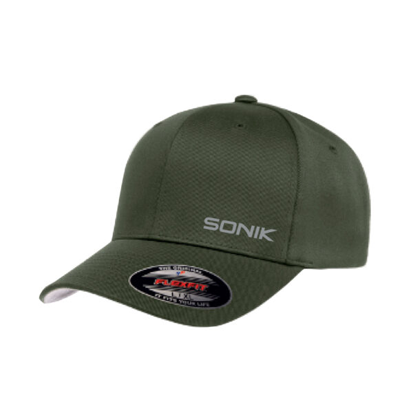 SONIK FLEXFIT OLIVE CAP  FLEXFIT