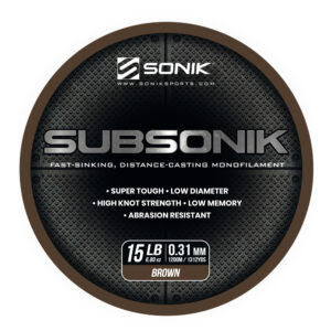 SUBSONIK BROWN 15LB 1200M 0.31mm BROWN