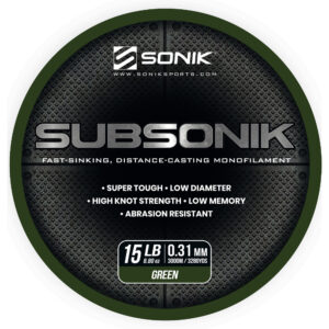 SUBSONIK GREEN 15LB 3000M 0.31mm GREEN