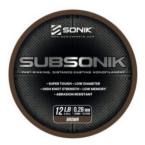 SUBSONIK BROWN 12LB 1200M 0.28mm BROWN