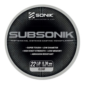 SUBSONIK CLEAR 22LB 3000M 0.38mm CLEAR