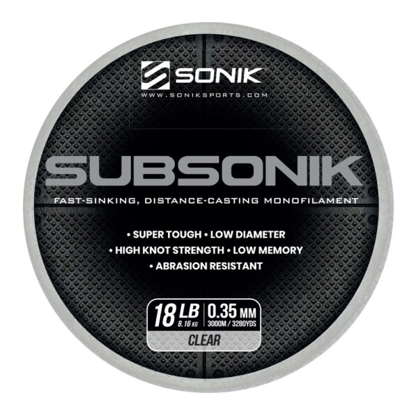 SUBSONIK CLEAR 18LB 3000M 0.35mm CLEAR