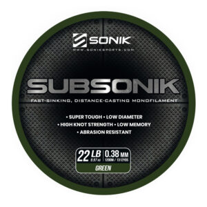SUBSONIK GREEN 22LB 1200M (0.38mm) GREEN