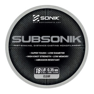 SUBSONIK CLEAR 18LB 1200M 0.35mm CLEAR