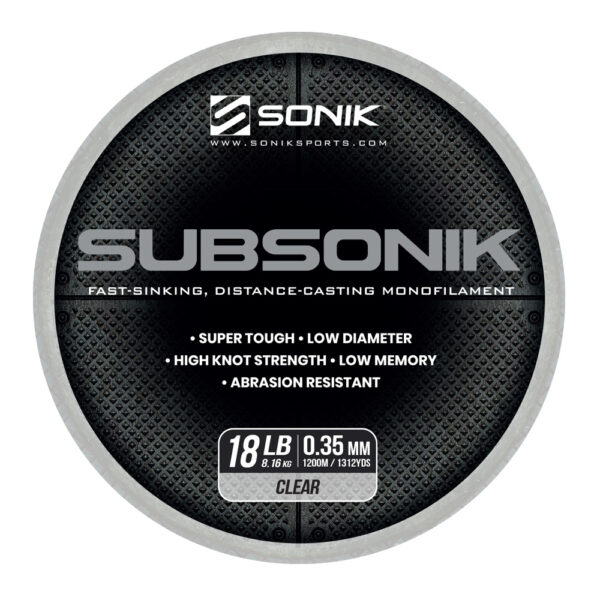 SUBSONIK CLEAR 18LB 1200M 0.35mm CLEAR