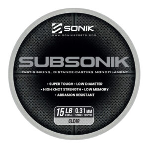 SUBSONIK CLEAR 15LB 1200M 0.31mm CLEAR