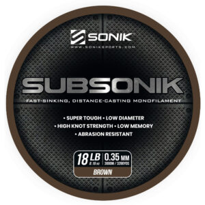 SUBSONIK BROWN 18LB 3000M 0.35mm BROWN