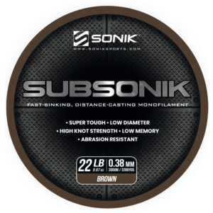 SUBSONIK BROWN 22LB 3000M 0.38mm BROWN