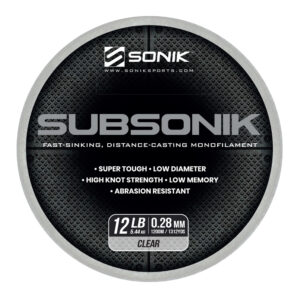 SUBSONIK CLEAR 12LB 1200M 0.28mm CLEAR