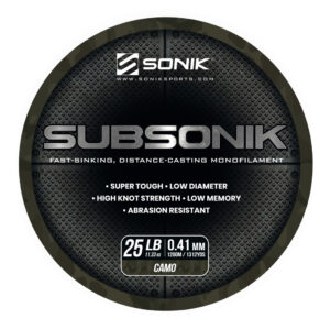 SUBSONIK CAMO 25LB 1200M 0.41mm CAMO