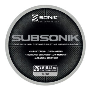 SUBSONIK CLEAR 25LB 1200M 0.41mm CLEAR