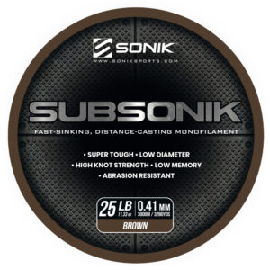 SUBSONIK BROWN 25LB 3000M 0.41mm BROWN