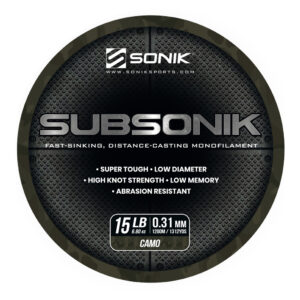 SUBSONIK CAMO 15LB 1200M 0.31mm CAMO