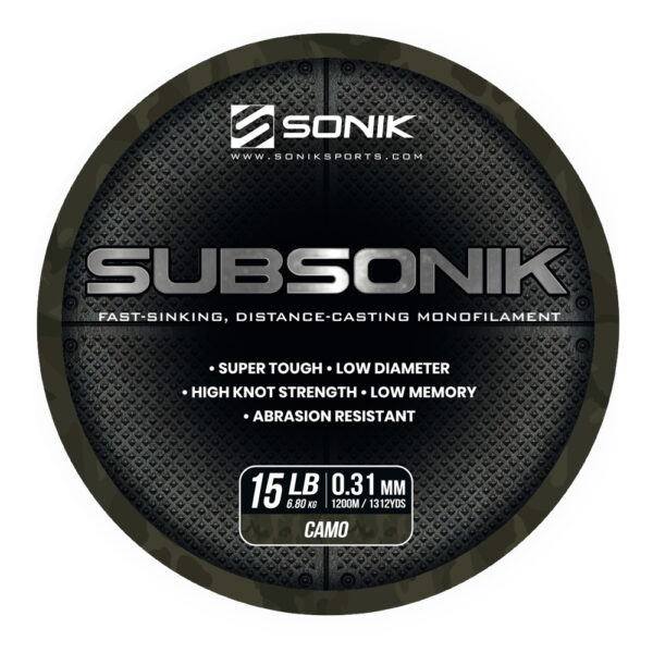 SUBSONIK CAMO 15LB 1200M 0.31mm CAMO