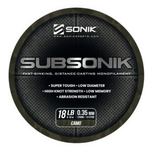 SUBSONIK CAMO 18LB 1200M 0.35mm CAMO