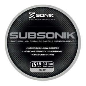SUBSONIK CLEAR 15LB 3000M 0.31mm CLEAR