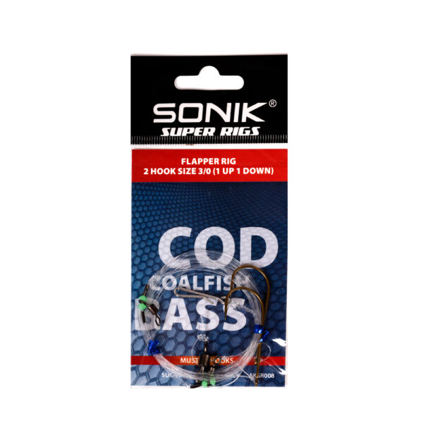 2 HOOK FLAPPER (1UP1D)SIZE 3/0