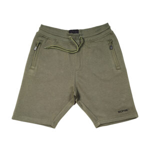 SONIK GREEN FLEECE SHORTS -M M