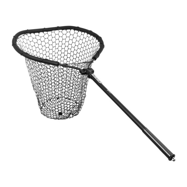 Teleskopische Kescher mit Silikonnetz - Fencl® MAX XL nicht schwimmende Version mit Carbongriff