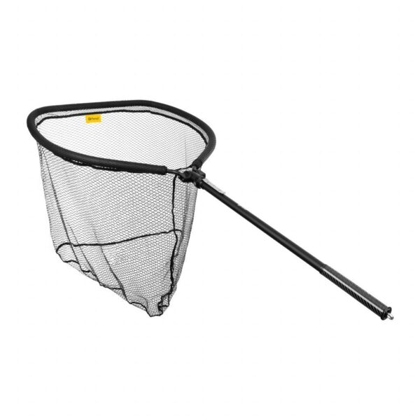 Teleskopische Kescher mit gummiertem Netz - Fencl® MAX XL schwimmende Version mit Carbongriff