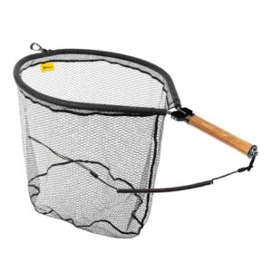 Fliegenkescher - Fencl® KING - Rahmengröße L 49 * 39 cm - Gummiert - nicht schwimmend - kein Magnethalter - Carbongriff - 16 cm Grifflänge