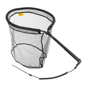 Fliegenkescher mit verlängertem Griff - Fencl® KING für Belly Boat Rahmengröße: XL 55 * 47 cm Gummiert