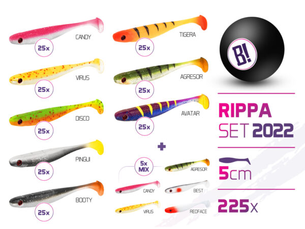 Köder Set BOMB Rippa Farben 2022 5cm / 225 St.5cm - Image 2
