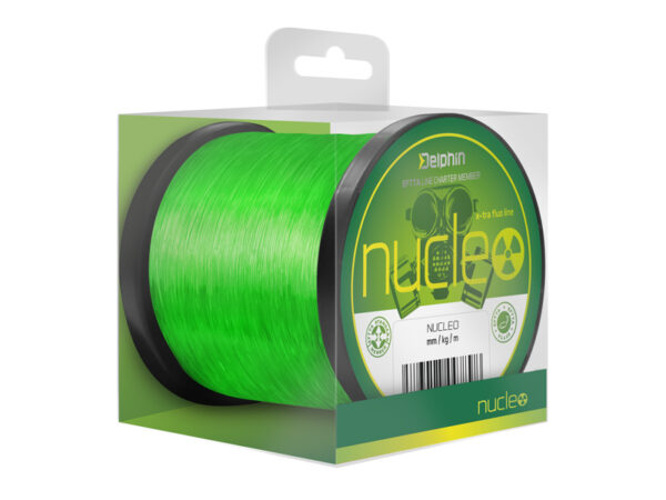 Karpfenangelschnur NUCLEO / fluo grün0,28mm 6,4kg 600m - Image 2