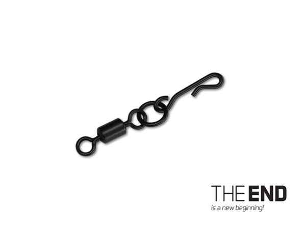 Delphin THE END Q-Cast Swivel mit dem Ring und Schnellwechselclip / 10St.#4/20kg – Bild 2