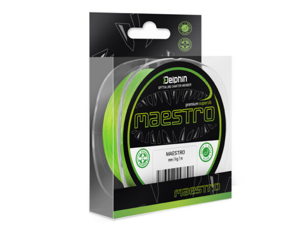 Delphin MAESTRO / fluo grün0,13mm 8,0kg 150m – Bild 2