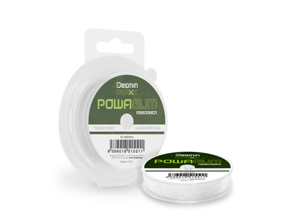 Delphin REAXE PowaGUM Absorber Klar1.2mm/10kg/10m – Bild 2