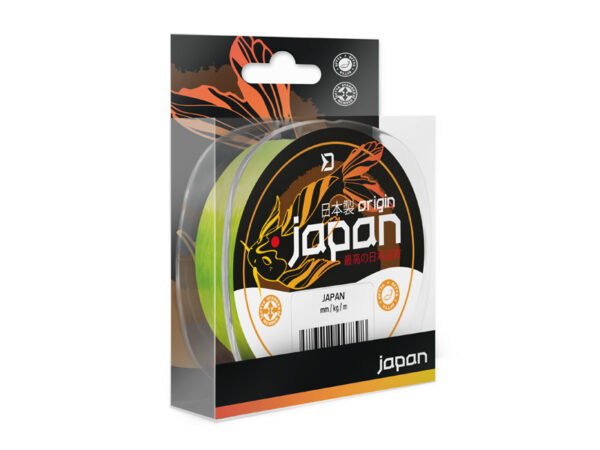 Monofil Delphin JAPAN Origin / Fluo gelb0,128mm 1,41kg 200m - Image 2