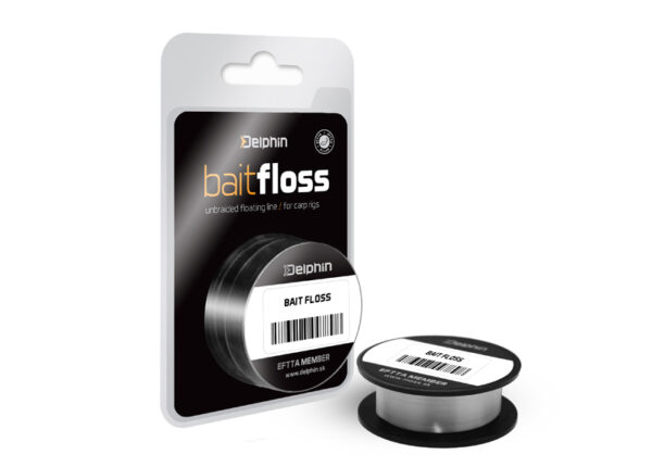 Delphin HOOK Line Bait Floss weiss20lbs 20m – Bild 2