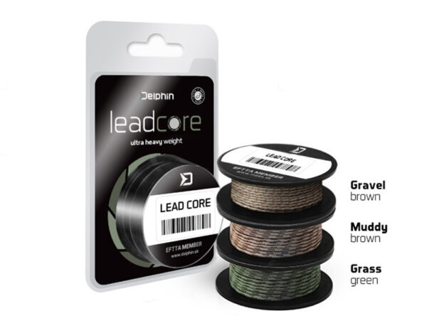 Delphin LEADCORE braun Muddy45lbs 5m – Bild 2