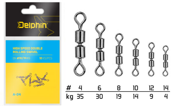 Hi speed double rolling swivel A-04BN/10 – Bild 2