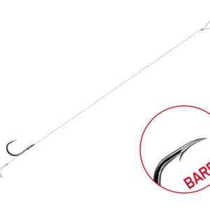 Vorfach Delphin FLR Quickstop / 6St.12cm / 0,22mm / BARB #10