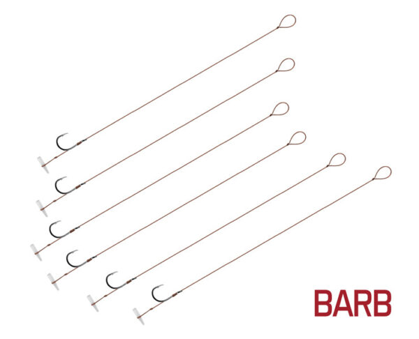 Vorfach Delphin Proxi Quickstop / 6St.8cm / 0,10mm / BARB #8 – Bild 3