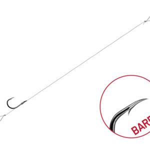 Vorfach Delphin FLR Loop / 6St.12cm / 0,22mm / BARB #10