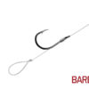 Vorfach Delphin FLR Loop Quickstop / 6St.12cm / 0,22mm / BARB #6 – Bild 2