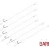 Vorfach Delphin FLR Loop Quickstop / 6St.12cm / 0,22mm / BARB #6 – Bild 3