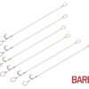 Vorfach Delphin Proxi Loop / 6St.12cm / 0,10mm / BARB #6 – Bild 3