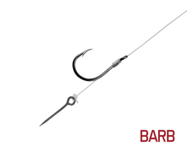 Vorfach Delphin FLR Sting / 6St.8cm / 0,22mm / BARB #8 / Sting 7mm – Bild 2