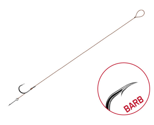 Vorfach Delphin Proxi Sting / 6St.12cm / 0,10mm / BARB #10 / Sting 5mm