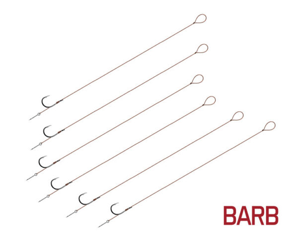 Vorfach Delphin Proxi Sting / 6St.12cm / 0,10mm / BARB #10 / Sting 5mm – Bild 3