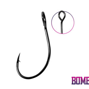 Einzelhaken BOMB! HardLURE mit Widerhaken/ 10St.10