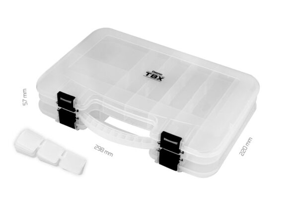 Kunstköderbox Delphin TBX Duo 298-12P Clip298x220x57mm