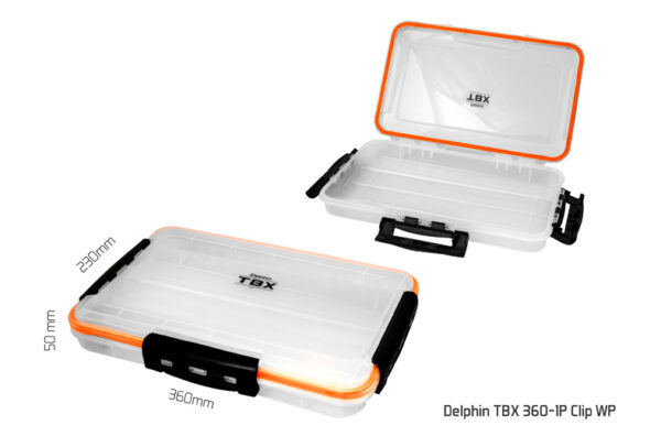 Kunstköderbox Delphin TBX One 360- 1P Clip WP360x230x50mm – Bild 2